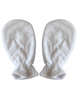 Paraffin Booties White Lined Pair