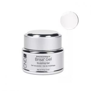 CND Brisa Gel Pure White Opaque 0.5 oz