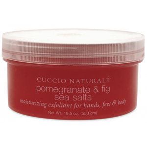 Cuccio Exfoliants à Sels de Mer Pomme-grenade & Figues/ Pom Salt Scrub 19.5oz
