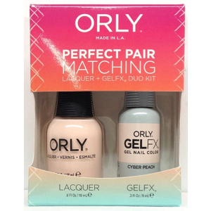 Perfect Pair - Pastel City Spring 2018 Cyber Peach (Lacquer  Gel FX Kit)