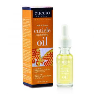 Cuccio Huile pour cuticules et ongles au lait et au miel 1/2 oz.