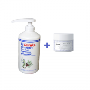 Gehwol Promo Blue 500ml + Hand Cream 50ml Jar