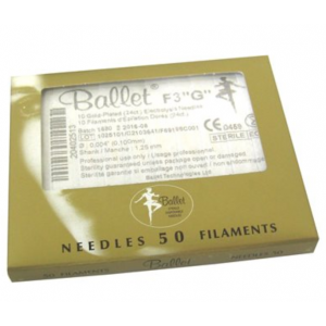 Ballet Gold Disposable Needles/Filaments Ballet Or Jetables #3 x 50pk