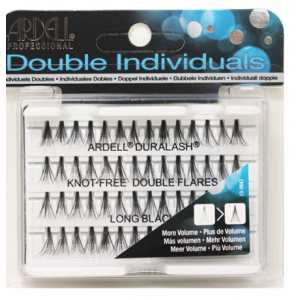 Double Volume Lashes Clusters Black Long