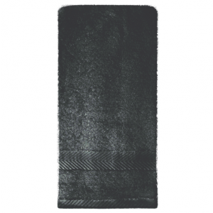 Towel Hand (16 X 26) Black New Dye Fast Color/No Fade