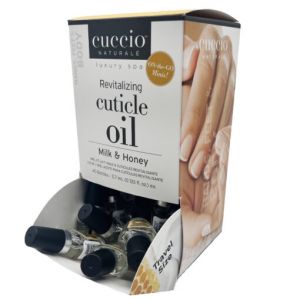 Cuccio Revitalizing Cuticle Oil Dispenser MINI Milk & Honey .125oz 40pack