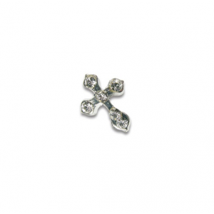 Swarovski Crystal Cross Jewel Charm 054