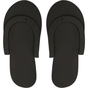 Pedi Slipper Foam (Black/Noir)/Pantoufles pour Pedicure