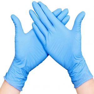 Gloves/Gant Nitrile Blue/Bleu 100 box XL/TG